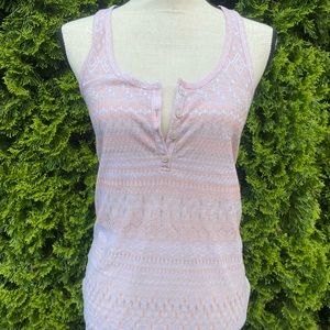 Colorful stitch tank top